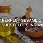Sesame oil substitutes