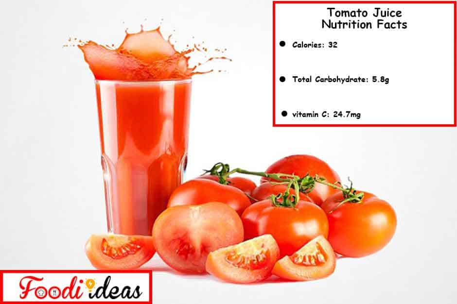 tomato juice nutritional facts