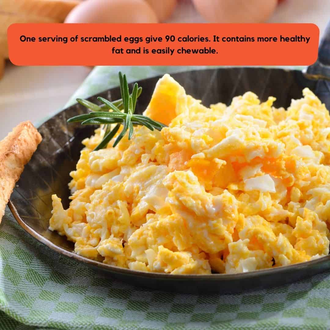 eat scrambled eggs after tooth extraction