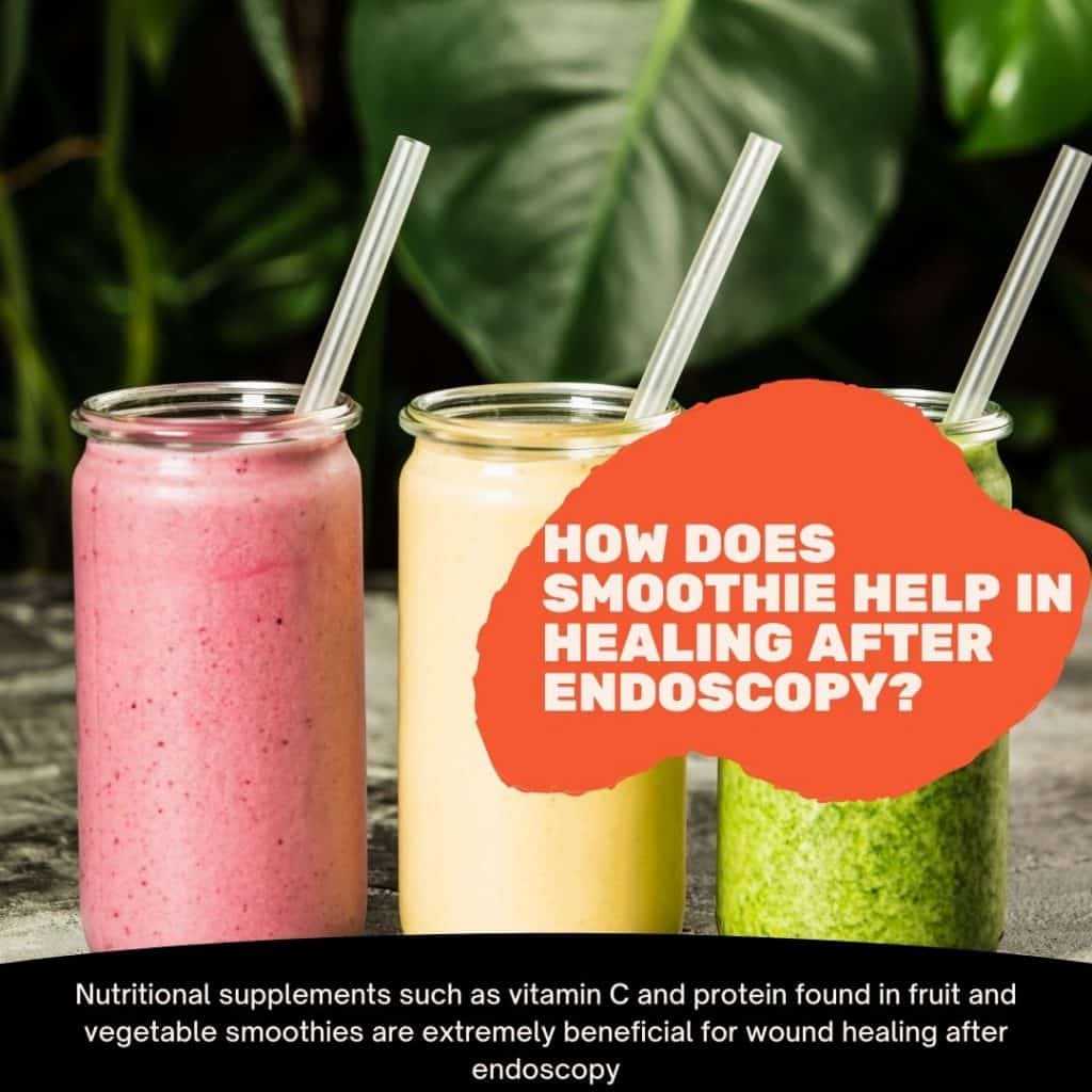 Drink smoothies before endoscopy