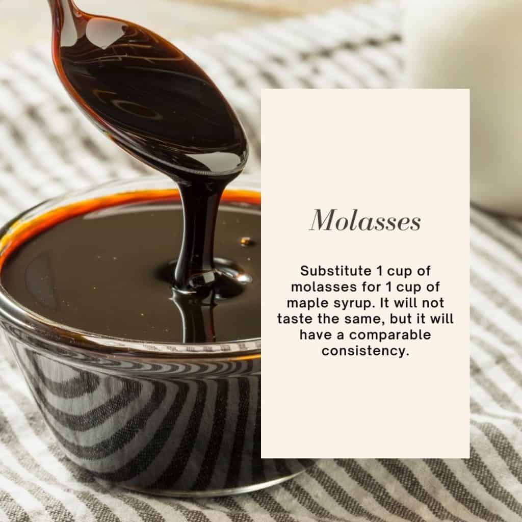How Much Can You Substitute Molasses for Maple Syrup